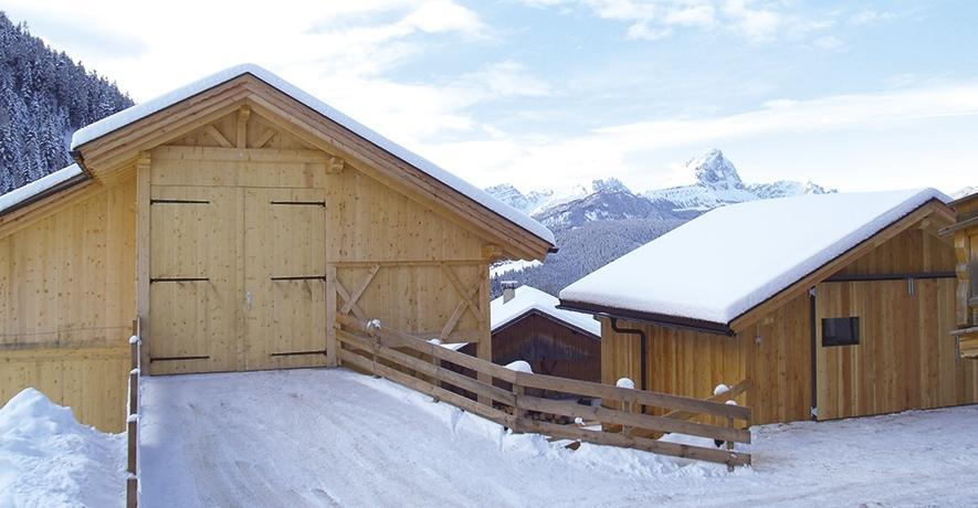 Pinterhof Villa San Vigilio Di Marebbe Eksteriør bilde